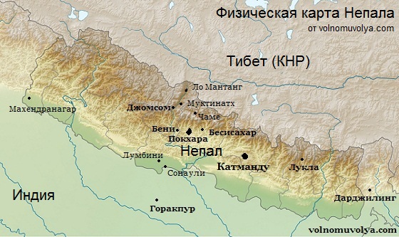 physical-map-of-Nepal