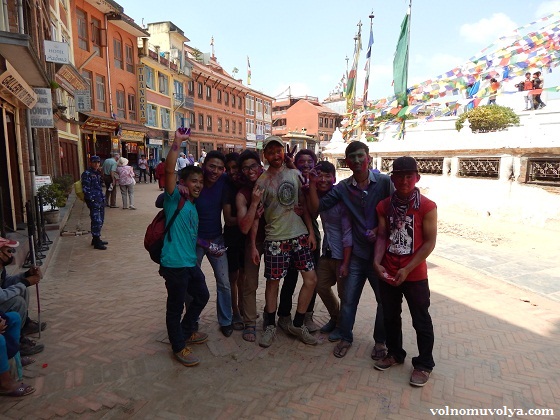 Фестиваль-Холи-в-Катманду