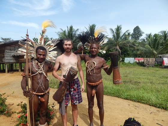 Путешественник Олег Приходько в Папуа Новой Гвинее